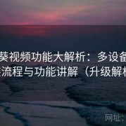 向日葵视频功能大解析：多设备版本安装流程与功能讲解（升级解析版）