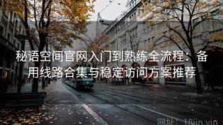 秘语空间官网入门到熟练全流程：备用线路合集与稳定访问方案推荐