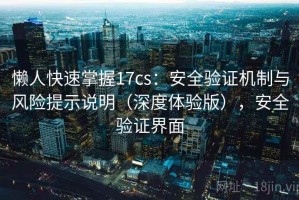 懒人快速掌握17cs：安全验证机制与风险提示说明（深度体验版），安全验证界面