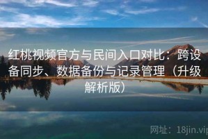红桃视频官方与民间入口对比：跨设备同步、数据备份与记录管理（升级解析版）