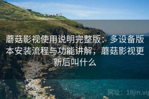 蘑菇影视使用说明完整版：多设备版本安装流程与功能讲解，蘑菇影视更新后叫什么