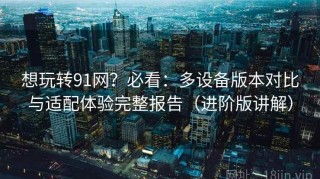 想玩转91网？必看：多设备版本对比与适配体验完整报告（进阶版讲解）