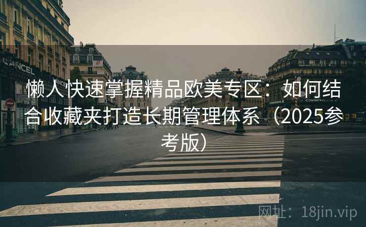 懒人快速掌握精品欧美专区：如何结合收藏夹打造长期管理体系（2025参考版）