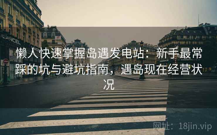 懒人快速掌握岛遇发电站：新手最常踩的坑与避坑指南，遇岛现在经营状况