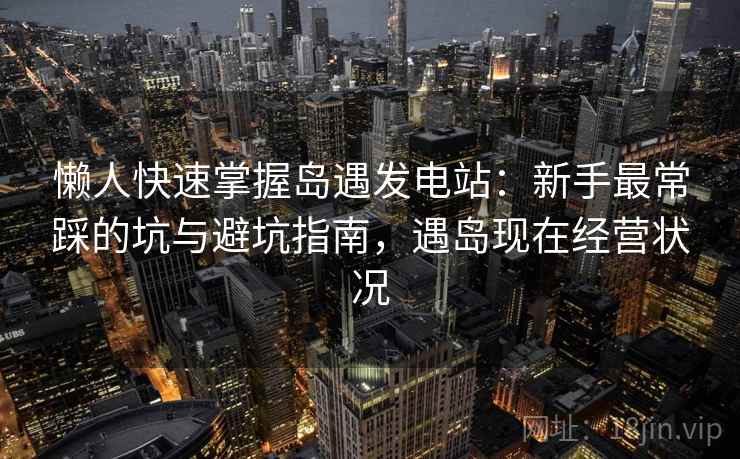 懒人快速掌握岛遇发电站：新手最常踩的坑与避坑指南，遇岛现在经营状况