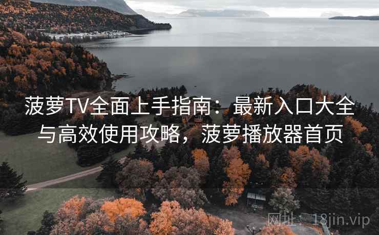 菠萝TV全面上手指南：最新入口大全与高效使用攻略，菠萝播放器首页