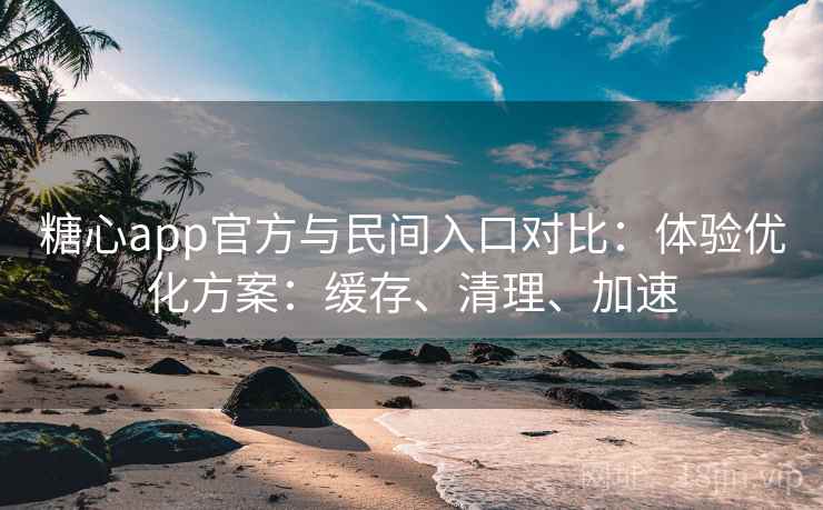 糖心app官方与民间入口对比：体验优化方案：缓存、清理、加速