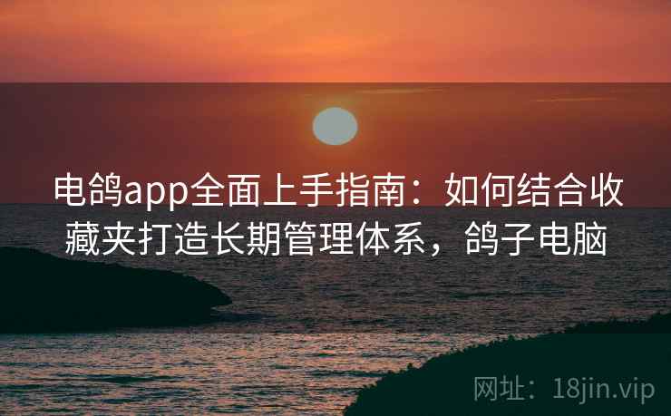 电鸽app全面上手指南:如何结合收藏夹打造长期管理体系,鸽子电脑 电鸽app全面上手指南:如何结合收藏夹打造长期管理体系,鸽子电脑