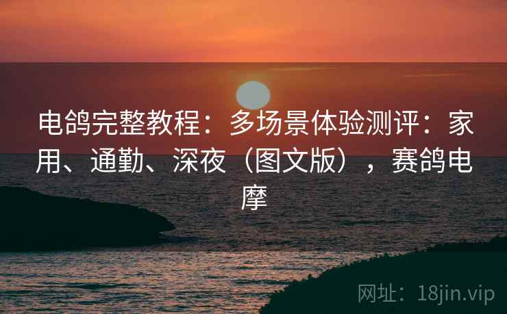 电鸽完整教程:多场景体验测评:家用、通勤、深夜(图文版),赛鸽电摩 电鸽完整教程:多场景体验测评:家用、通勤、深夜(图文版),赛鸽电摩